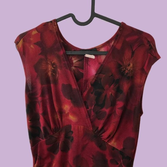 zinc Dresses Y2k Floral Slinky Sleeveless Dress Poshmark